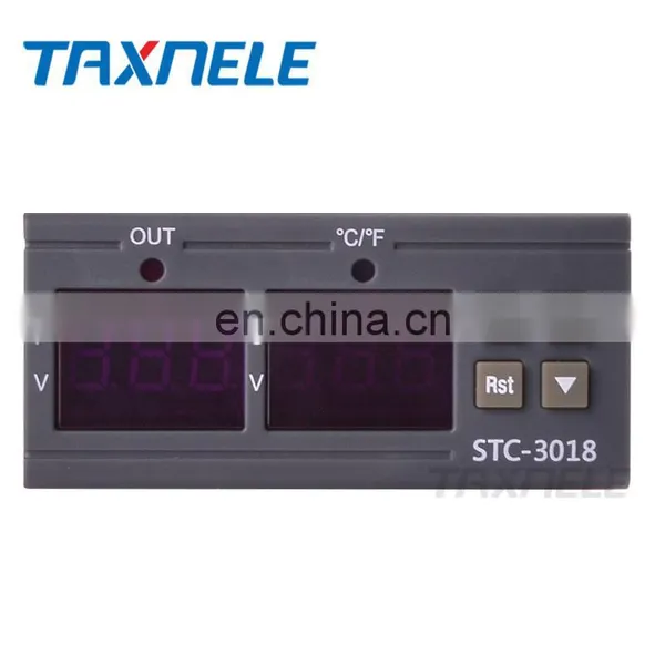 Dual Digital Temperature Controller STC-3018 12V 24V 110-220V Celsius & Fahrenheit Thermoregulator Thermostat Switch photo-5