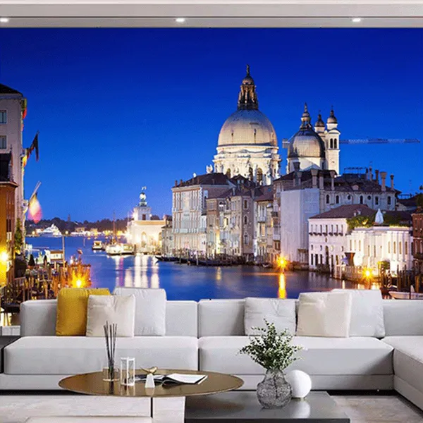 Interior 3D Designs Wall Murals Home Mural Wallpaper Decor Background Wall Drop Ship photo-2
