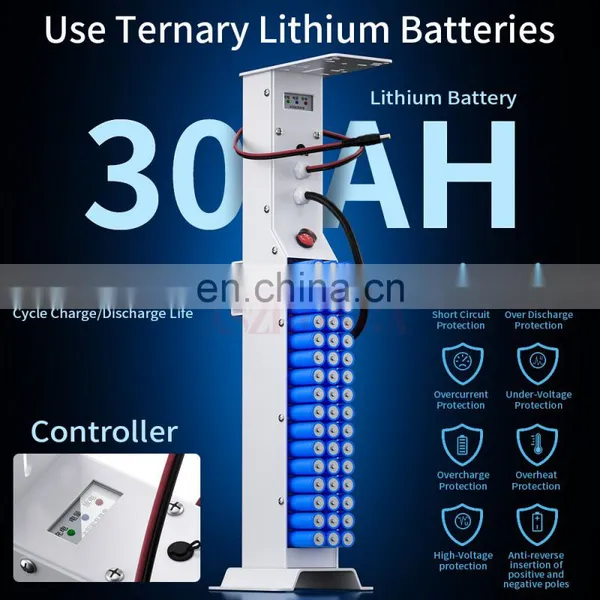 Solar System Off-grid Energy Storage System Lithium Battery for Home Farm Island Outdoor 4G Router Lighting Surveillance Camera photo-5