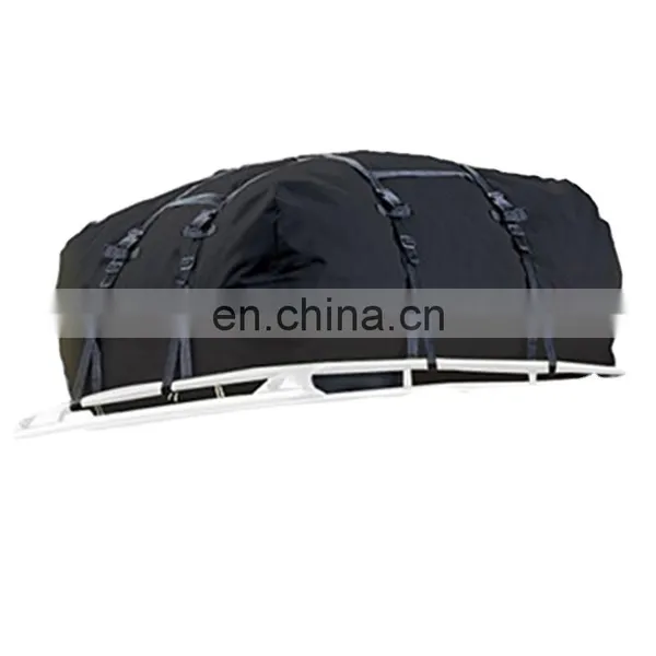 Expandable Canvas Soft Top Vehicle Cargo Roof Rack Box Bag photo-2