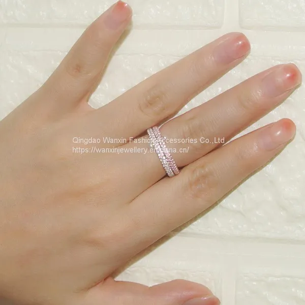 S925 Sterling Silver Ring With Double-layer Pearl Ring for Women photo-3