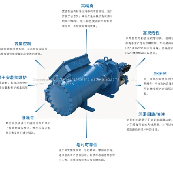 Frascold Low-temperature Piston Semi-enclosed Compressor Z40-126Y-40P Piece Water Chillers S15-56Y15 photo-5