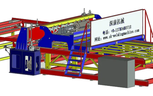 Mechanical Automatic Diameter Feeding, Automatic Net Out and Net Falling, Reinforced Mesh Welding Machine photo-2