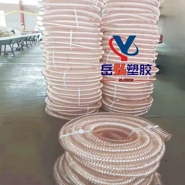 High Temperature Vacuum Hose HoseIndustrial Ventilation Telescopic pu Steel Wire Soft Air Duct Polyurethane Ventilation Pipe photo-2