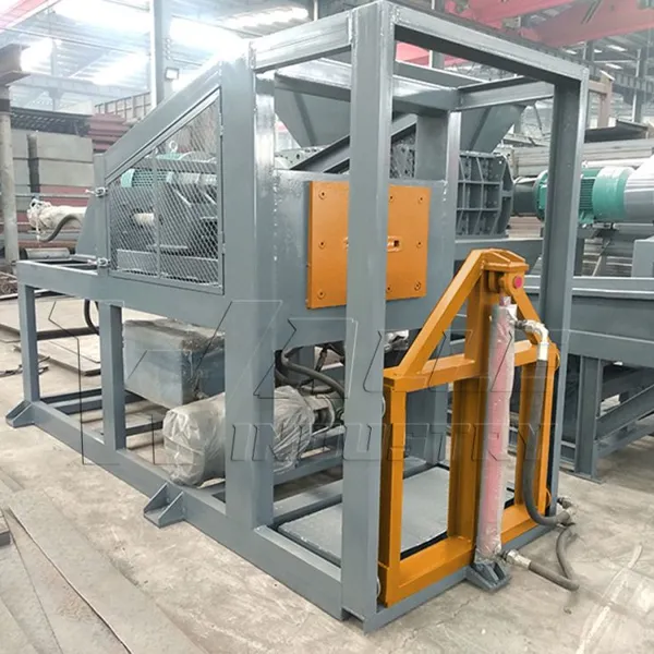 Automatic Tyre Crusher Old Rubber Conveyor Belt Recycling Shredder Scrap Tire Machine