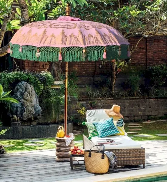 Beach Umbrella Wholesale New Outdoor Beach Umbrella Handmade Bali Beach Umbrella photo-4