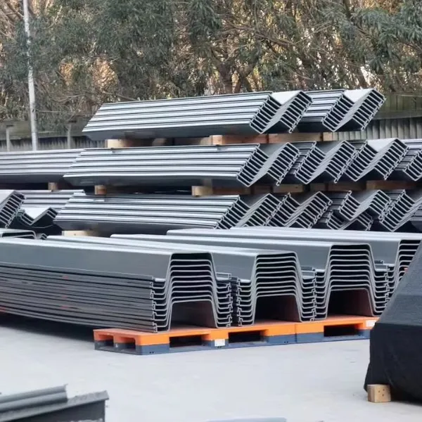 Uilding Materials PVC Pile Plastic Vinyl Sheet Piling for River Bank Reinforcement