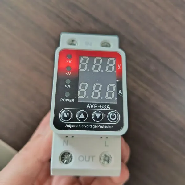 VA Protector 40A 63A 80A 230V Adjustable Switch Over Voltage Under Voltage Current Protective Device VA Protector photo-5