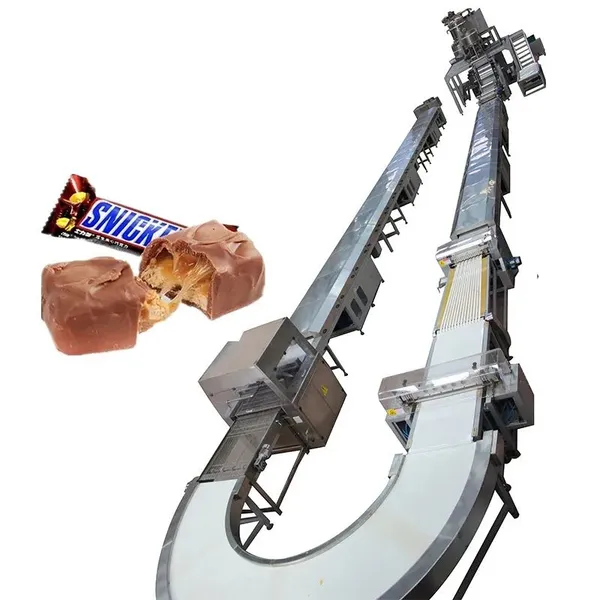 Automatic Multiple Candy Bar Corn Bar (snickers) Production Line With Chocolate Enrobing photo-2