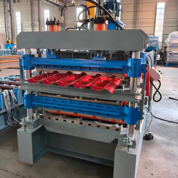 Three Layer Roll Forming Machine, Fully Automatic Roof Panel Roll Forming Machine Equipment photo-2