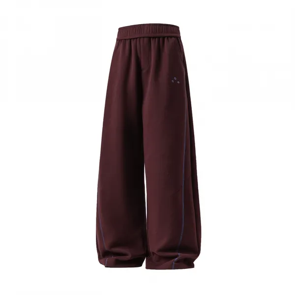 Men’s Cotton-Blend Wide-Leg Sweatpants photo-3