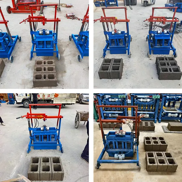 Portable Small Automatic Brick Making Machine Fired Clay Cement Interlock Block Brick Making Machinery for Construction