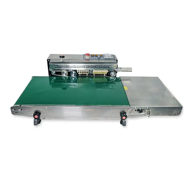 MO-QDMECH Automatic Continuous Band Sealer Machine BZ049 Horizontal Bag Sealer 45cm Wide Conveyor Food Packing photo-5