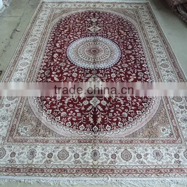 6X9ft Handmade Silk Persian Carpets and Cheap Cotton Rugs photo-5