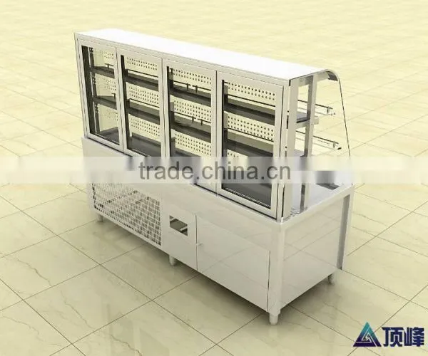 APEX Restaurant Air Cooled Showcase Hot Pot Chafing Dish Refrigerated Order Dishes Display Cabinet photo-3
