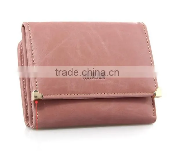 Vintage Genuine Leather Short Women Wallet photo-4