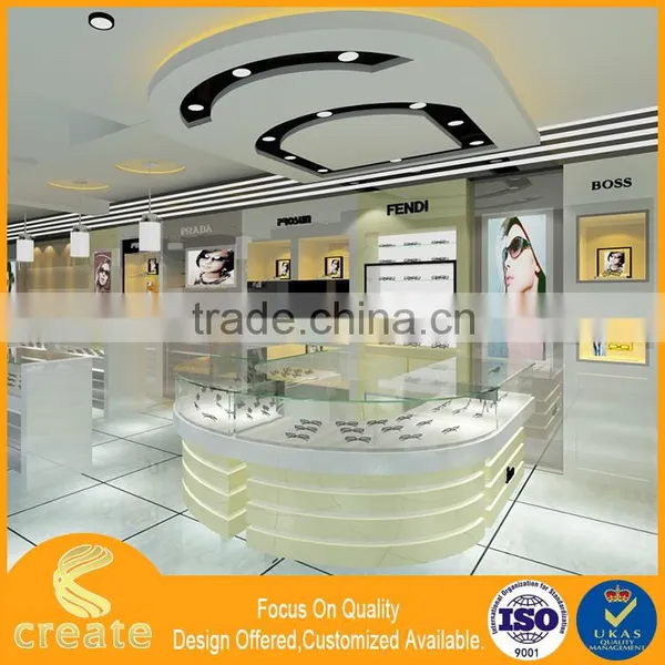Professional Rotating Glass Frames Display Cabinet, Perfect Product Optical Eyeglass Shop Display Cabinet photo-3