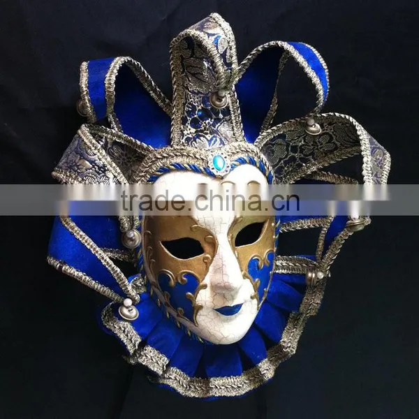 Serious Masquerade Masks Princess Party Venice Feather Mask Masquerade Full Face Mask photo-3