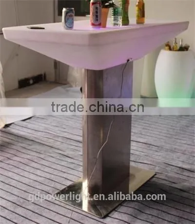 PE Plastic Big Bar Table With LED Light and Remote 120110E photo-4