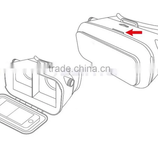 Funny VR 3D Virtual Reality Case Box Helmet Active Imax 3D Glasses For Sexy Movie Video photo-2