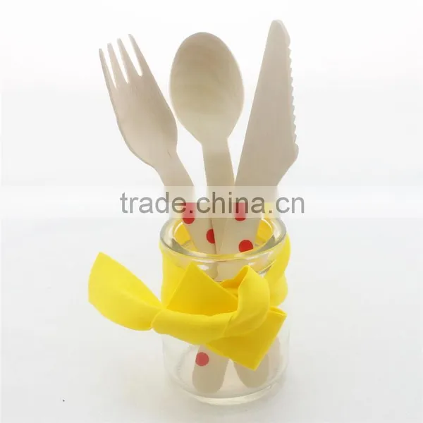 Hot Selling Wooden Cultery/Disposable Wooden Spoon/Wooden Fork photo-3