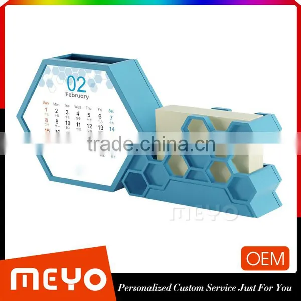 3 in 1 Table Calendar for 2016, Pen Holder With Meno Pat, Note Pat Calendar photo-6