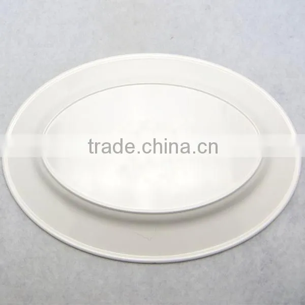 Wholesale High Quality 13.75" Retro Style Melamine Serving Oval Serving Plate photo-2
