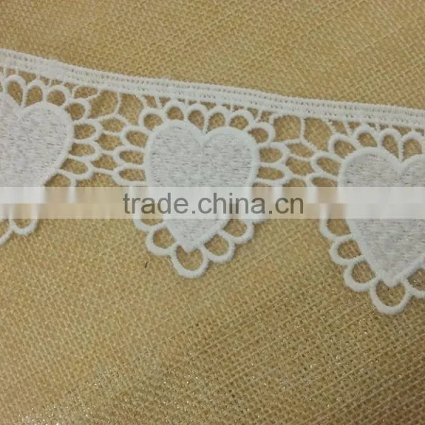 Fancy Emboridery Lace for Ladies Sweater Neckline --- H1665 photo-4