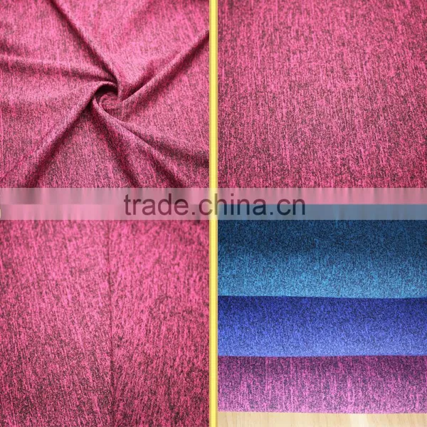 300g Shrink-resistant Breathable Knitted Nylon Polyester Elastane Yarn Dyed Fabric for Winter Sportswear photo-5