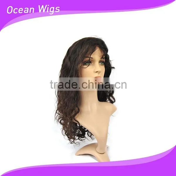 Human Hair Lace Wig, Body Wave, 20", Natural Color photo-3