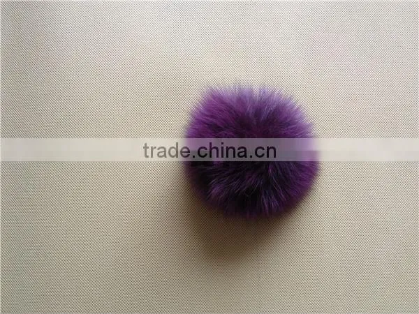 Fashion Dyed Fox Fur Ball photo-5
