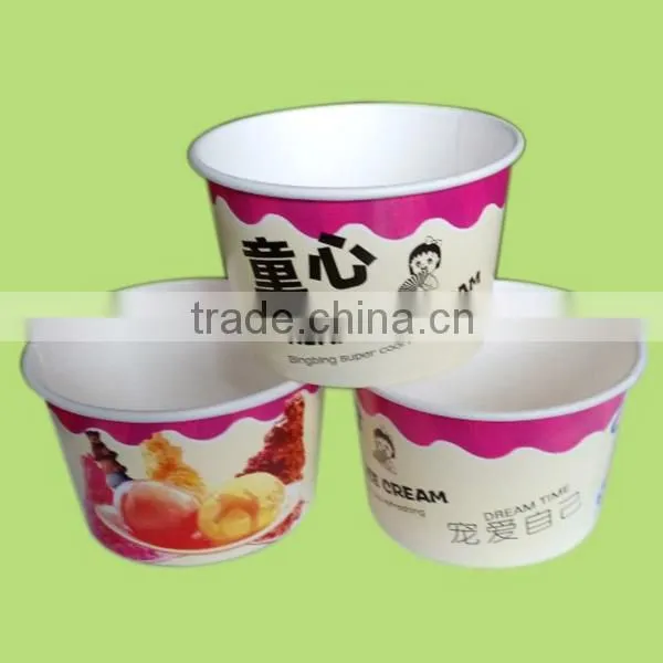 Custom Logo Printed Cold/Ice Cream/Food/Cola Disposable Paper Cup photo-6