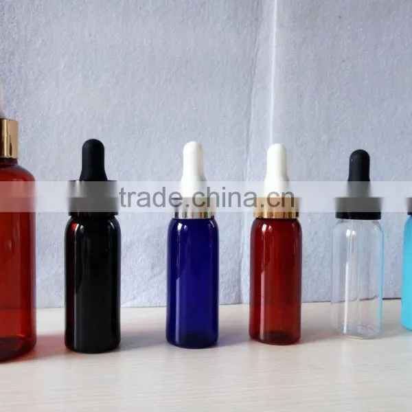 Olive Oil Bottle Essential Oil Bottle Drop Bottle Plastic PET Bottle Applicator Bottle 10-100ML