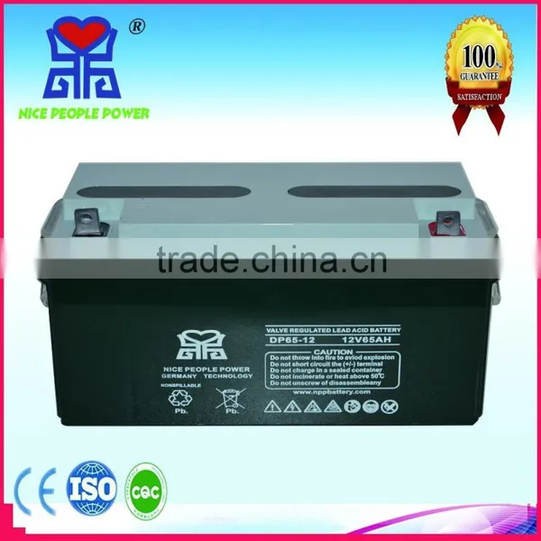 Valve Regulated Maintenance Free Lead Acid Battery 12V65 AH Battery Quality Choice photo-4