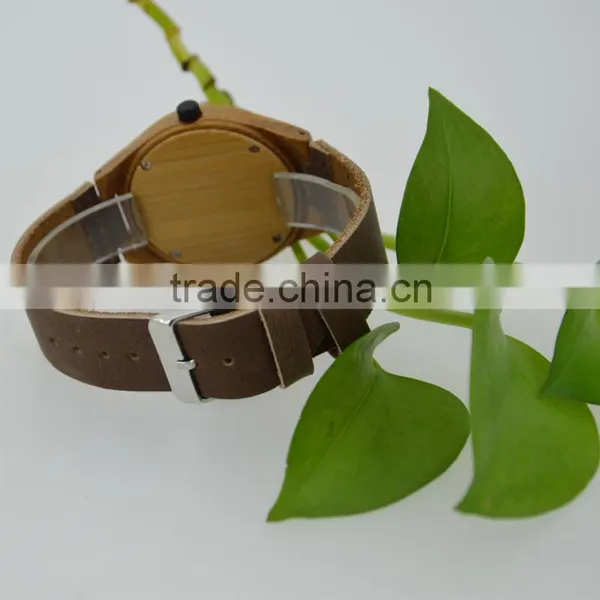 2016 Wholesale Fashion Wristwatch, Eco-friendly Wooden Watch, Unisex Bamboo Watch With Customised Logo photo-4
