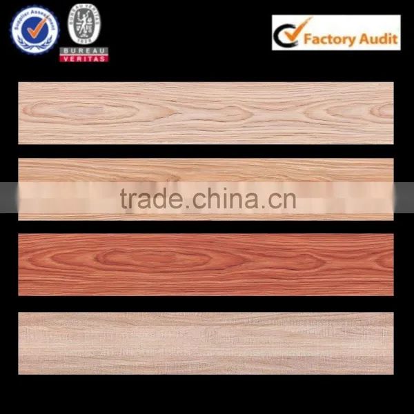 Vitrified Glazed Porcelain Tile Wood Finish Floor Tiles