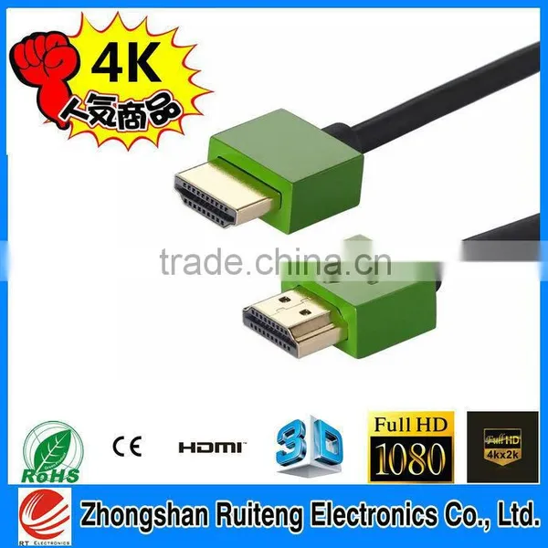 Ultra Slim M/M HDMI to HDMI Cable 2.0 (HDTV 2160P 1.8M) With CE ROHS Certificates for PS4 SET-UP BOX photo-5