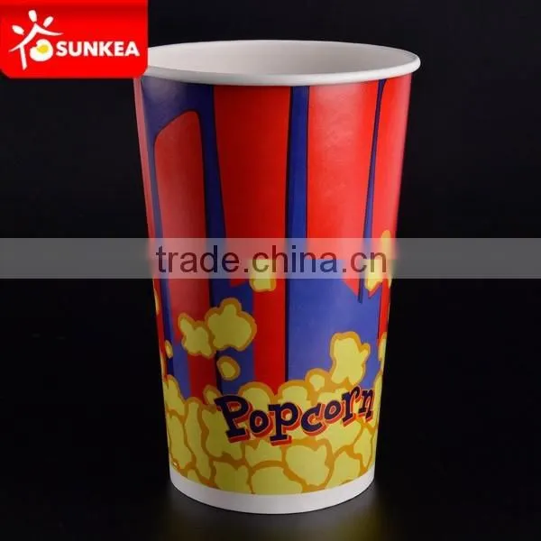130oz Paper Popcorn Bucket for Movie Theatre photo-3