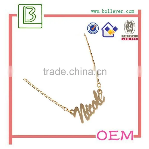 Fashion of Gold Necklaces With Letter photo-6