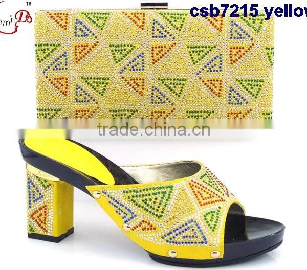 CSB7216 New Design for Women Shopping Cheap Italian Shoes Matching Bags photo-4