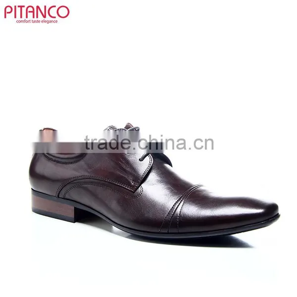 High Class Genuine Leather Shoes , Fashion Lace up Men Dress Shoes