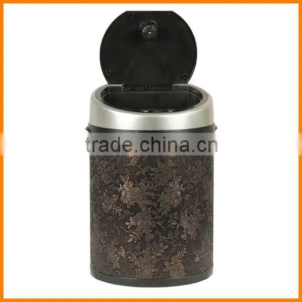 Automatic Stainless Steel Sensor Trash Creative Home Bathroom Wastebasket Covered Large European Shipping