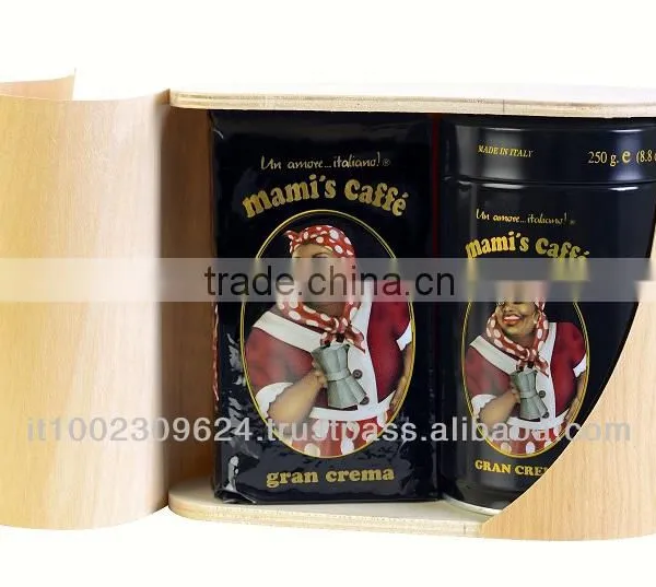 Wooden Gift Box With Exclusive Coffee Tin and Refill