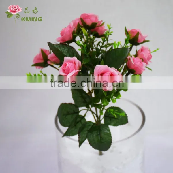 Trade Assurance Cheap Plastic Flower Wholesale for Festival Gift Table and Home Decoration