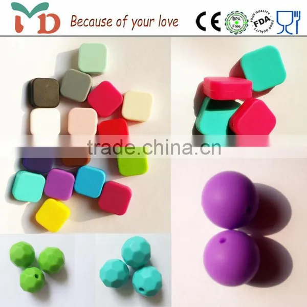 Custom Personalize Logo Beads Bulk Plastic And Silicone Natural Ruby Beads photo-4