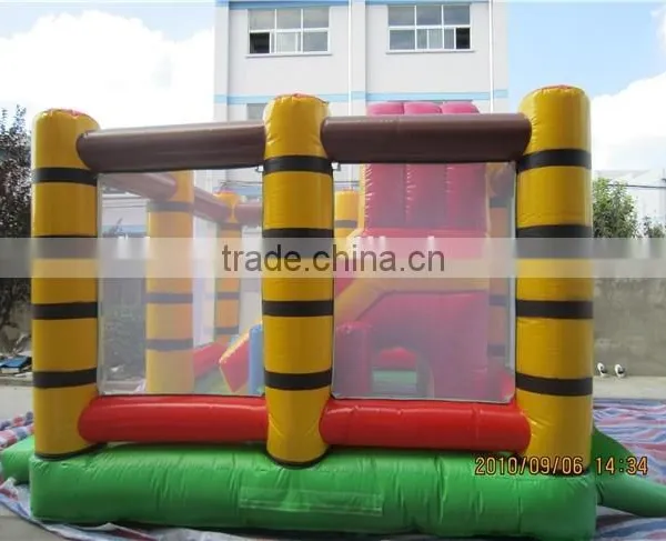 Popular Inflatable Children Bounce House With Slide Inside/new Design Bounce House photo-3