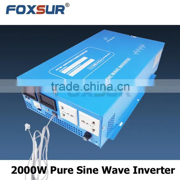 Off Grid Battery Voltage Digital Display Pure Sine Wave Inverter 2000W 24V DC to 230V AC, DC to AC Industrial Inverter photo-2