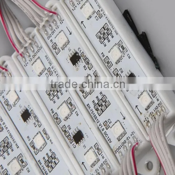 CE Rohs IP67 3pcs Chips 5050 Pixel Waterproofing Dream Color Smd Led Module for Fairground Lighting photo-3