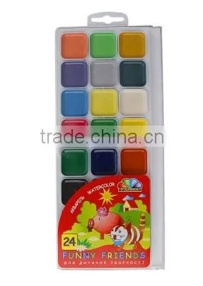 Watercolor Set, Watercolour, Water Color, 24 Colors With or Without Brush photo-2