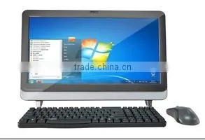 21.5'' Black, blue, red, yellow, pink all in one pc with Intel Quad core/Dual core LGA1155/775/478 CPU, camera